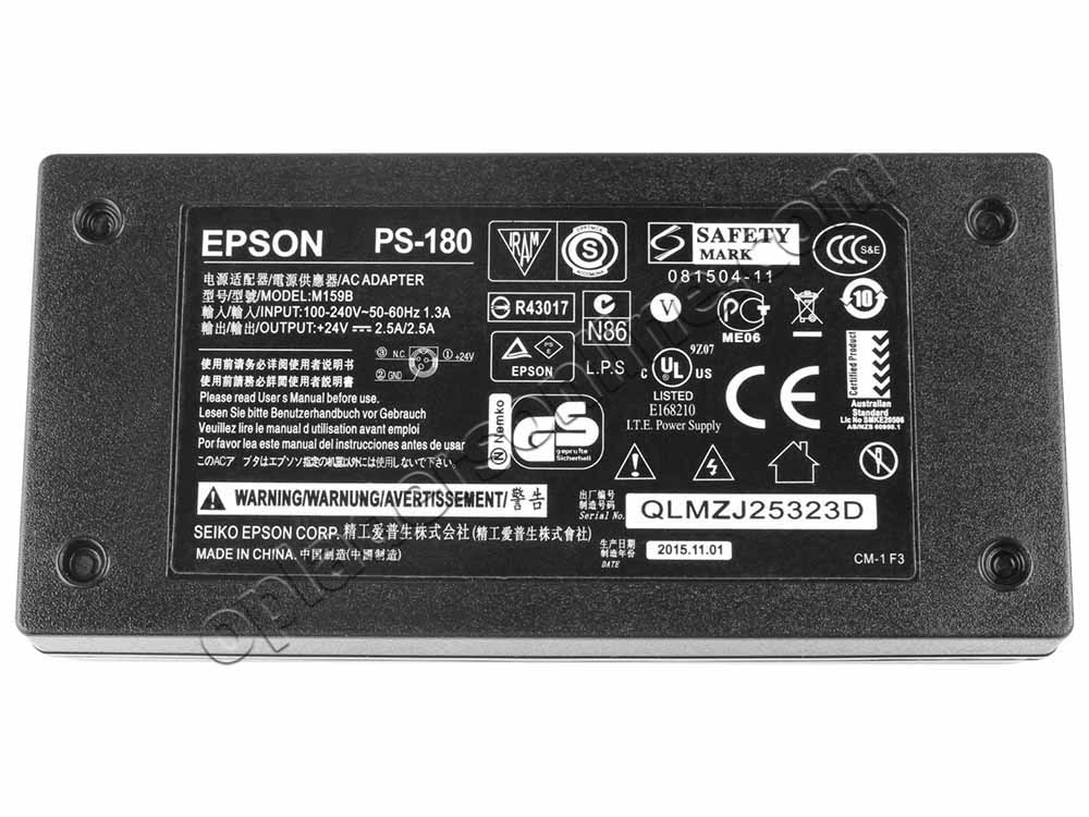 Origineel 48W Epson PS-180 AC Adapter Voeding Oplader