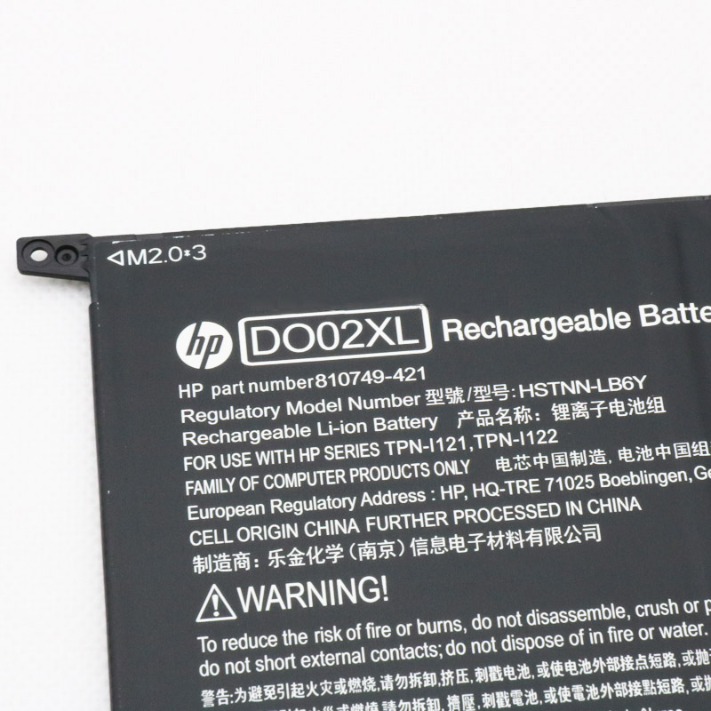 33Whr HP Pavilion x2 10-n000ns 10-n011ca Accu Batterij