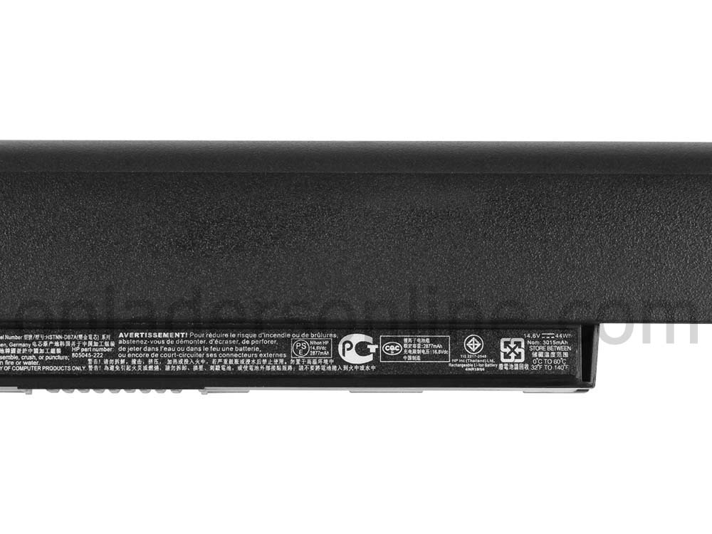 2600mAh 44Wh 4-Cellen HP RO06 RO06055XL RO06XL ROO4 ROO6XL Accu Batterij