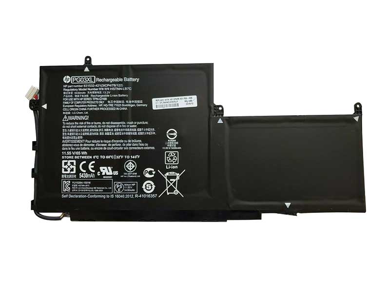 Originele 5680mAh 65Wh 3-Cellen HP HSTNN-LB7C PG03XL Accu Batterij