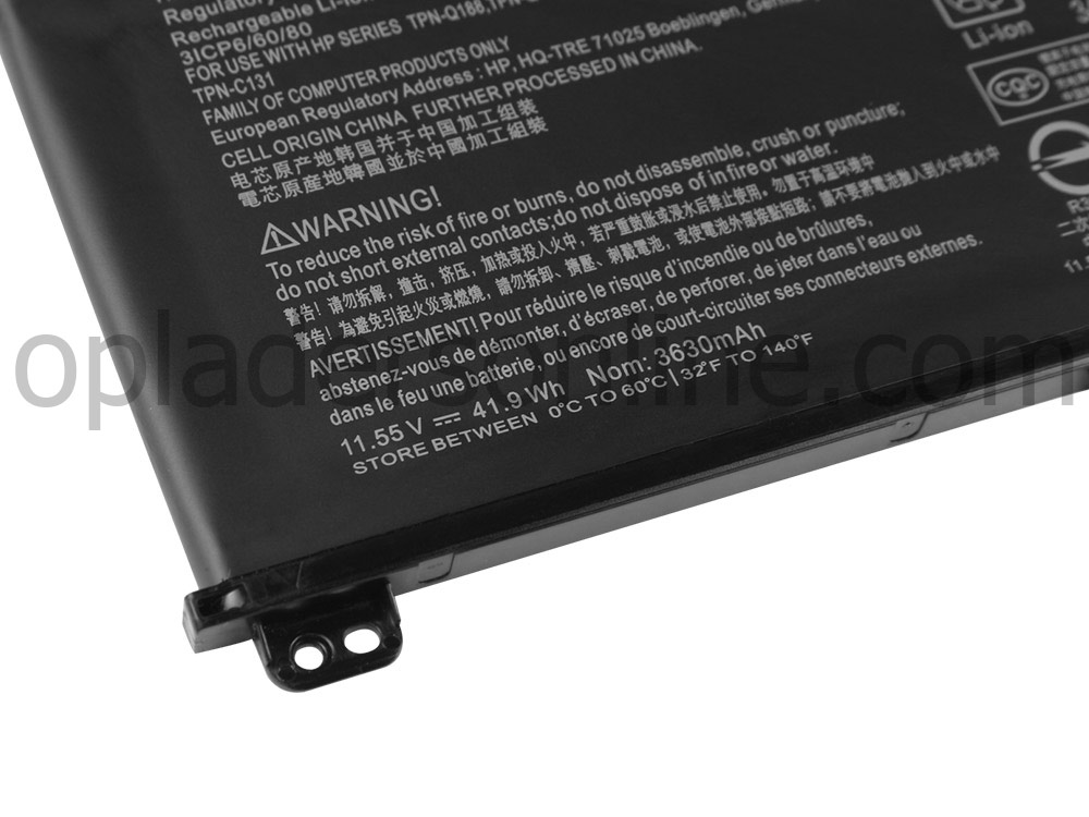 Origineel 3630mAh/41.9Wh/3-Cellen HP 920046-541 920070-855 Batterij