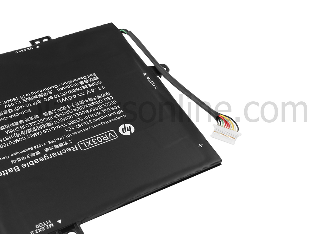 Originele 3950mAh 45Wh 3-Cellen HP TPN-C120 VR03XL Accu Batterij