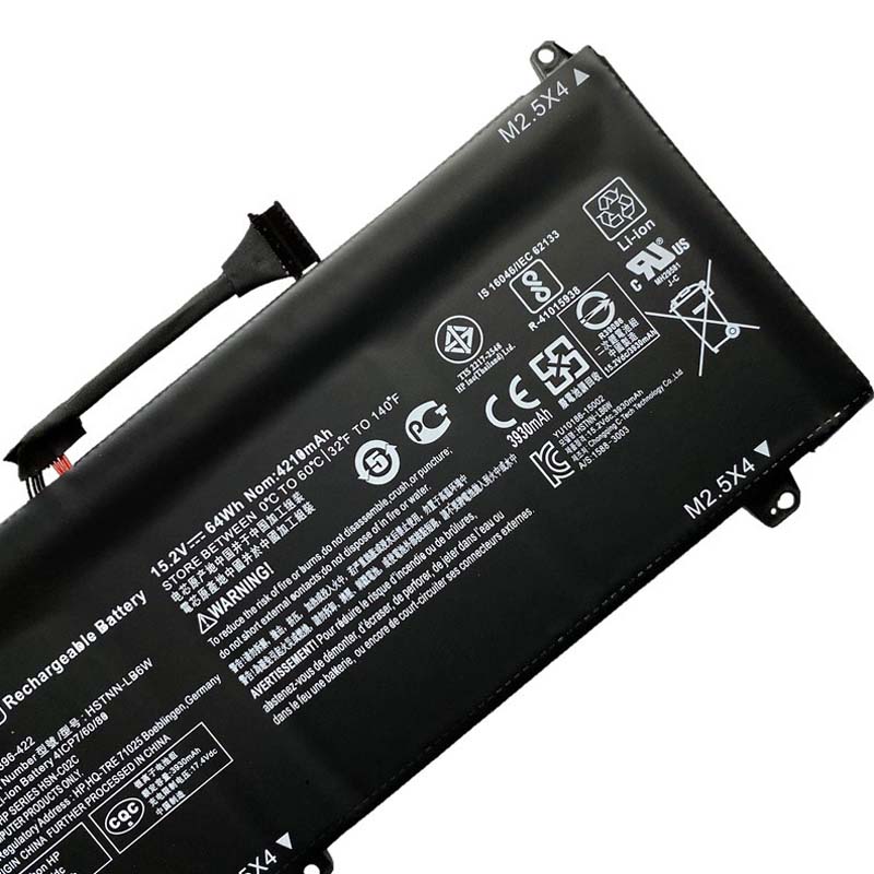 Originele HP ZBook Studio G4 2EC42PA Accu 4210mAh 64Wh 4 Cellen