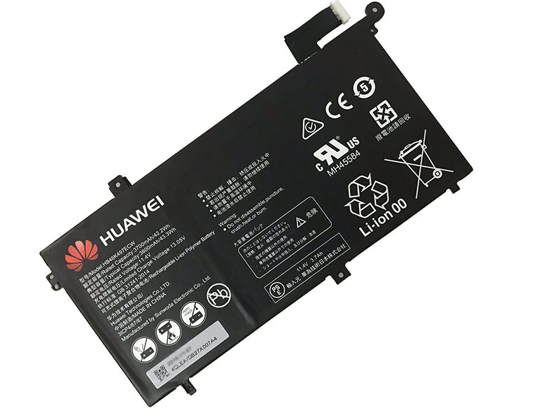 Originele 3700mAh 42.2Wh 3 Cellen Huawei MateBook D 53010BAJ Accu Batterij