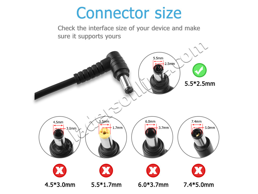 65W HP 22er 21.5-inch Monitor Adapter Voeding Oplader + Koord