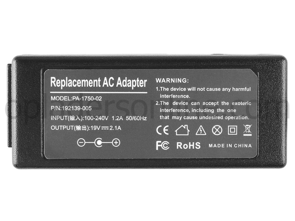 40W LG 11T730 Series AC Adapter Voeding Oplader