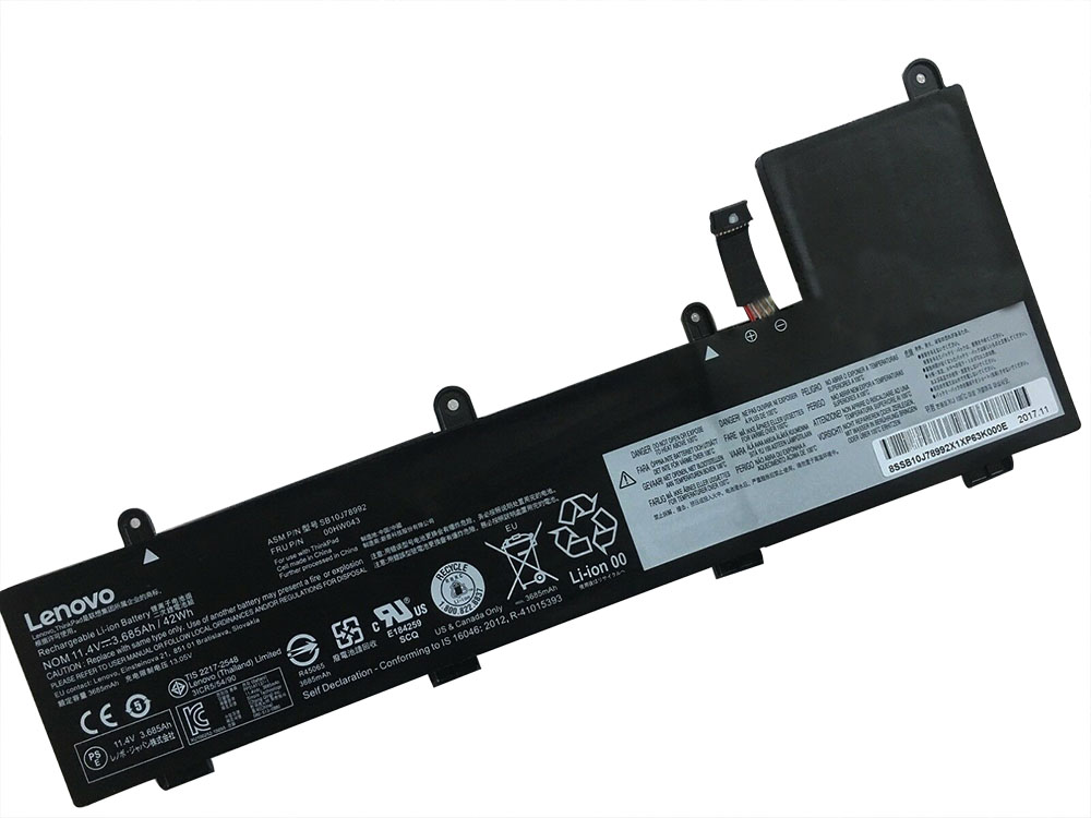 3735mAh 42Wh 3-Cellen Lenovo ThinkPad Yoga 11e 20G8 Accu Batterij