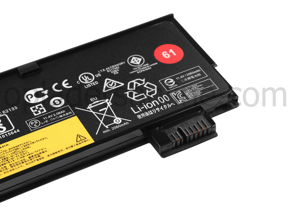 2100mAh 24Wh 3-Cellen Lenovo ThinkPad P51s 20JY Accu Batterij