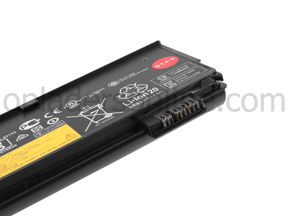 Originele 6600mAh 72Wh 6-Cellen Lenovo ThinkPad T480 20L5 Accu Batterij