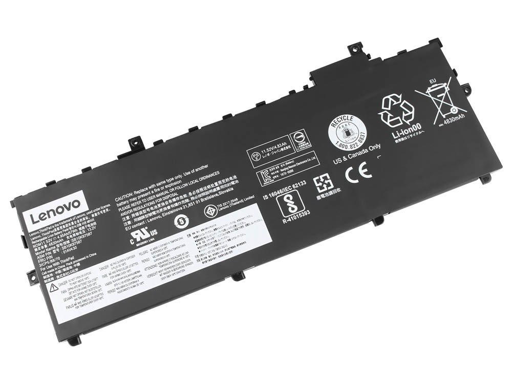 Originele 57Wh Lenovo ThinkPad X1 Carbon 2018 Accu Batterij