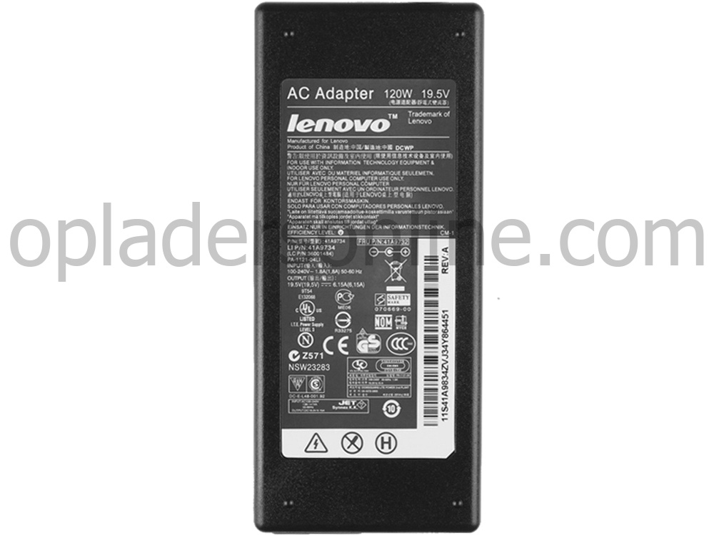 Origineel 120W Lenovo PA-1121-16 PA-1121-04L1 AC Adapter Oplader