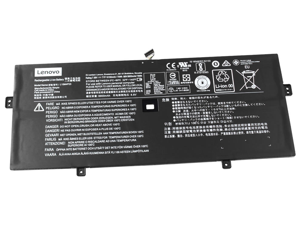 10160MAH 78WH 4-Cellen Lenovo 5B10L22508 Accu Batterij