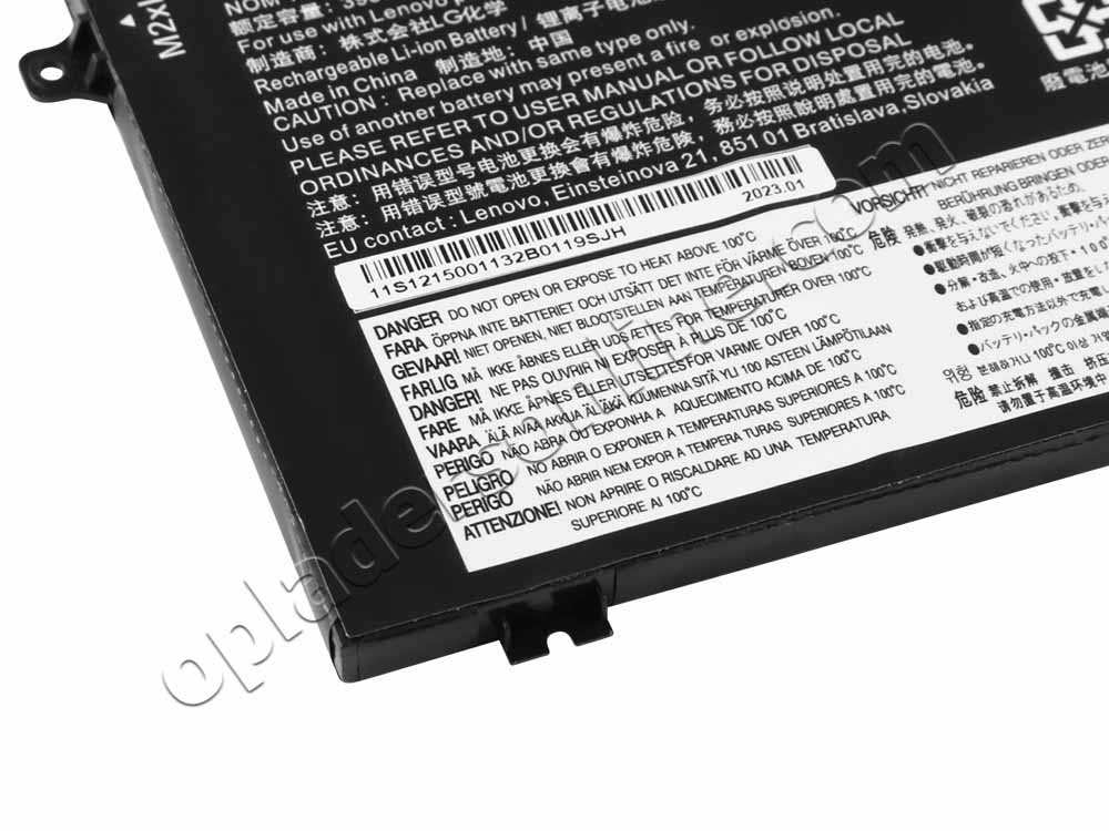 4050mAh 45Wh 3-Cellen Lenovo ThinkPad E580 20KS003NUS Accu Batterij