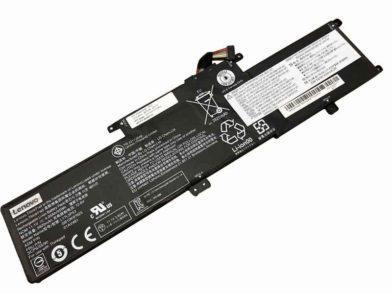 4050mAh 45Wh 3-Cellen Lenovo ThinkPad Yoga L380 20M5000WGE Accu Batterij