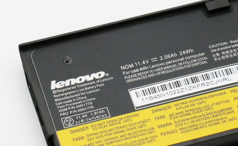 24Whr Lenovo 45N1775 Accu Batterij