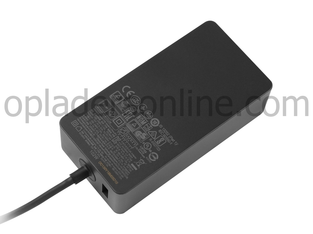 Origineel 102W Microsoft D9P-00001 Adapter Voeding Oplader + Gratis Koord