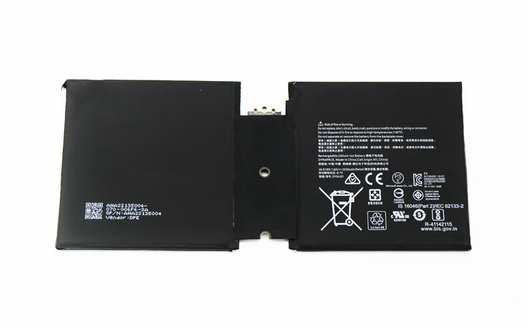 Originele Microsoft DYNU01 Microsoft G16TA047H Accu 3500mAh 26.81Wh 2-Cellen