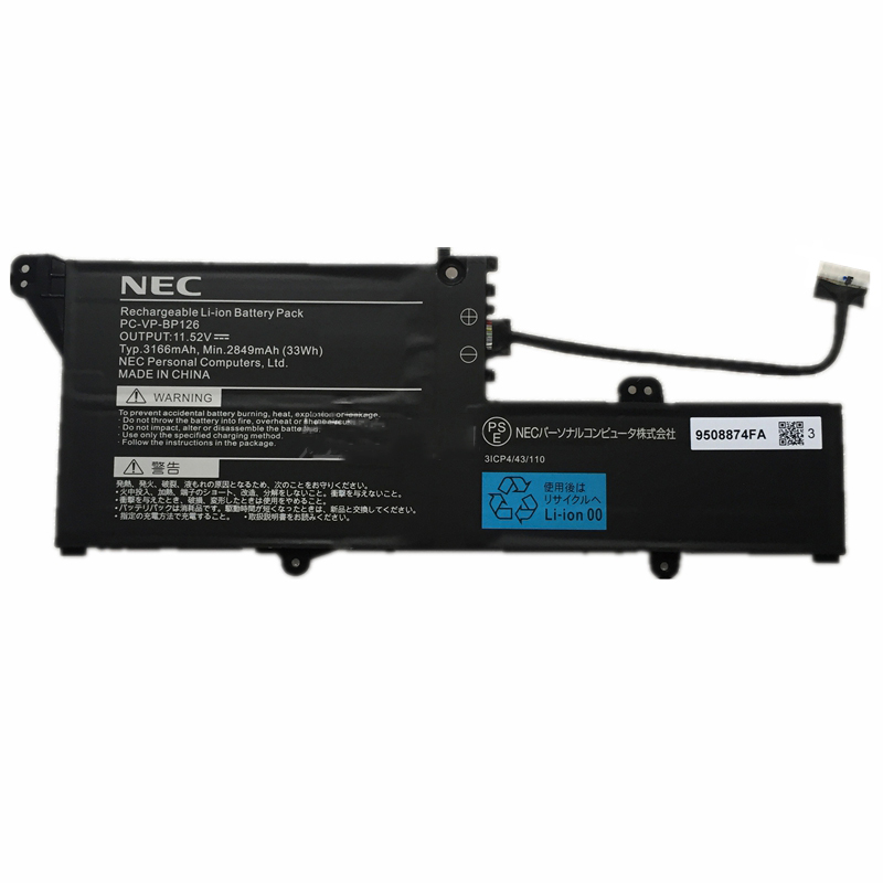 Nieuw Accu NEC GN10R7/9A PC-GN10R79AA 3166mAh 33Wh 3-Cellen