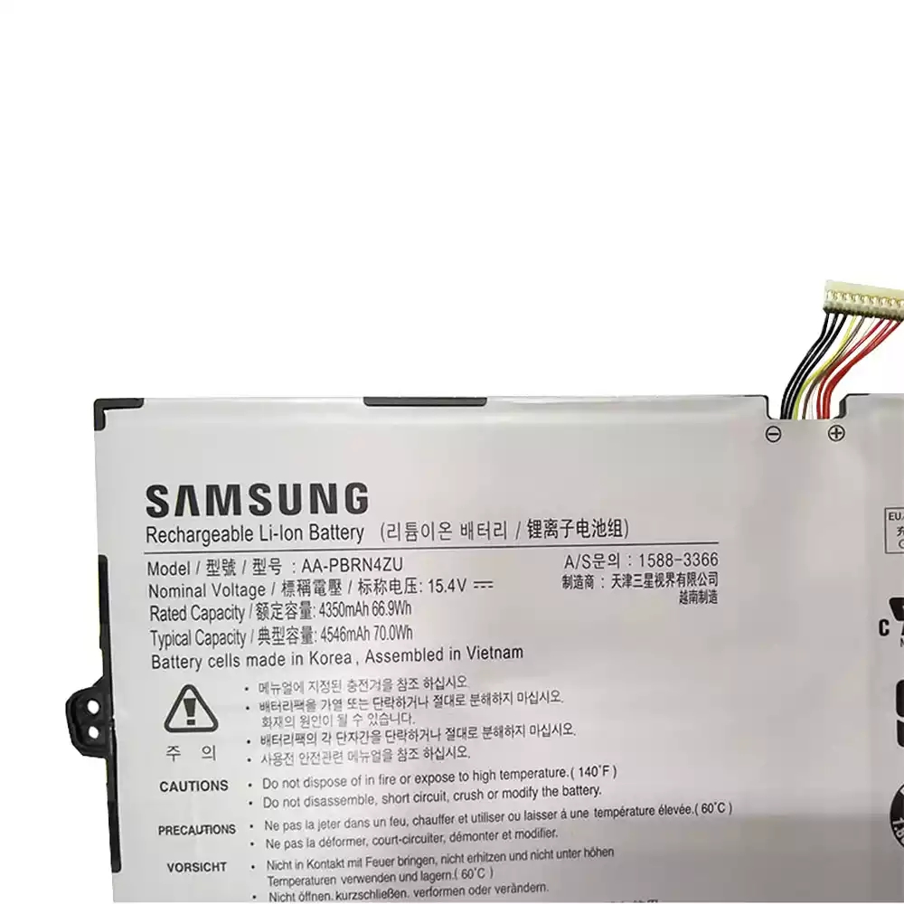 Originele Samsung 4ICP5/52/109 Accu Batterij 4350mAh 66.9Wh 6 Cellen