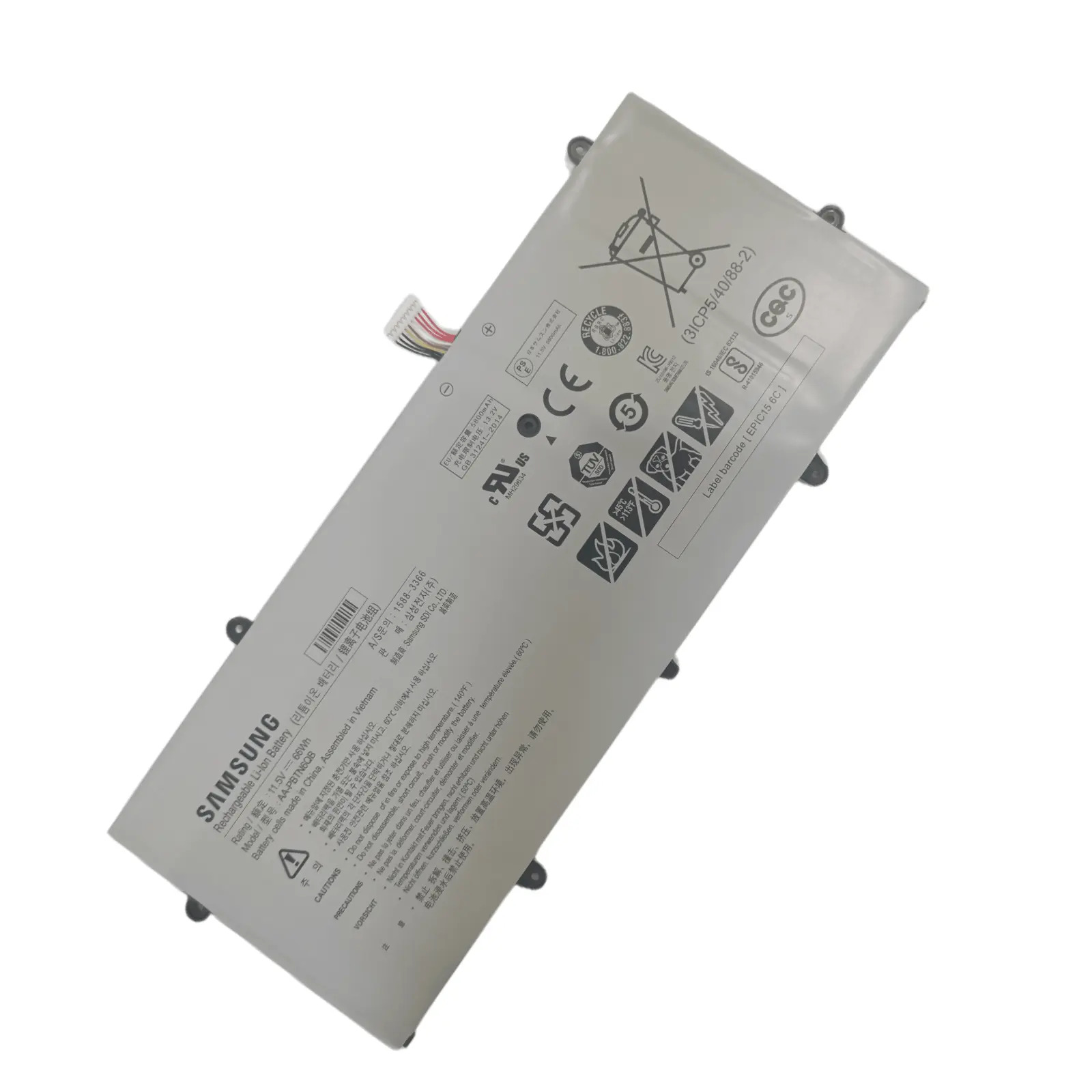 Origineel 5740mAh 66Wh Samsung NP900X5N-K01US Accu Batterij