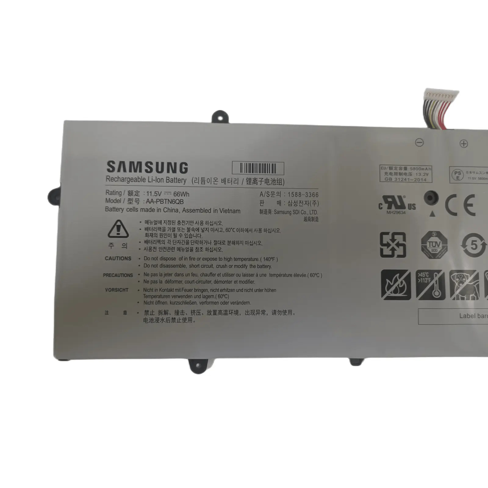 Origineel 5740mAh 66Wh Samsung NP900X5N-K01US Accu Batterij