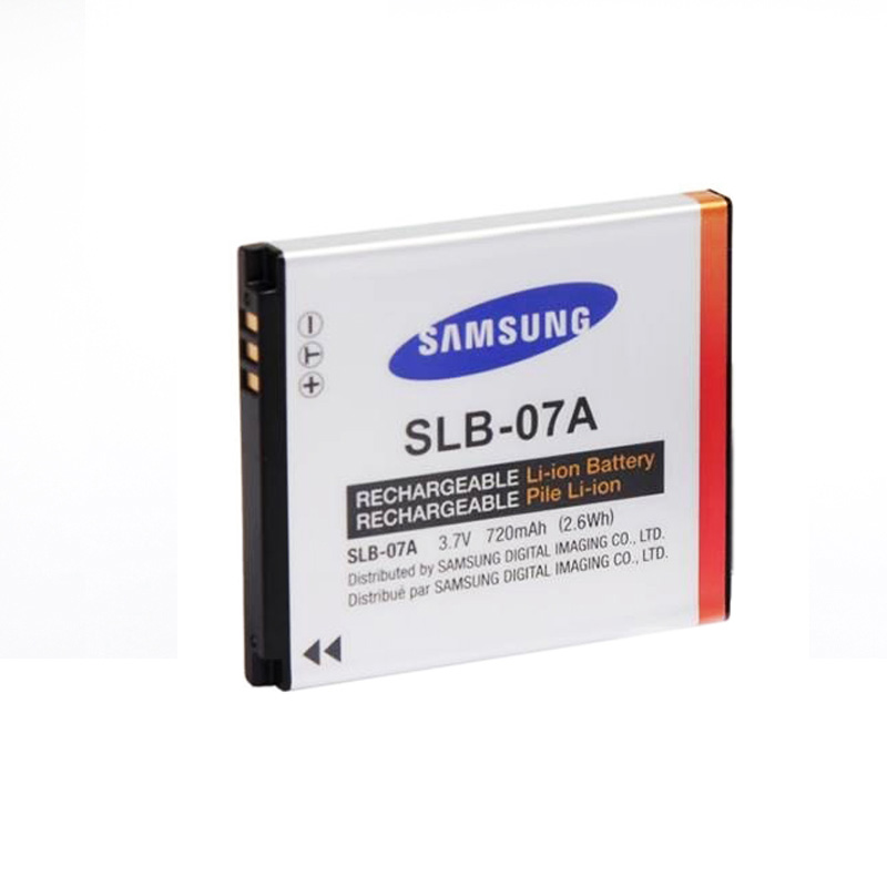 Originele Samsung EA-SLB07 EC-ST600ZCPBCN EC-PL150ZCPLCN Camera batterij 720mAh 2.6Wh