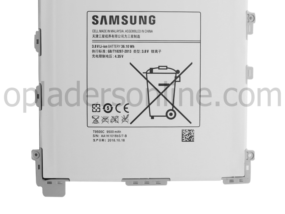 9500mAh Samsung P9000 SM-P9000ZKABTU SM-P905VZKAVZW Accu Batterij