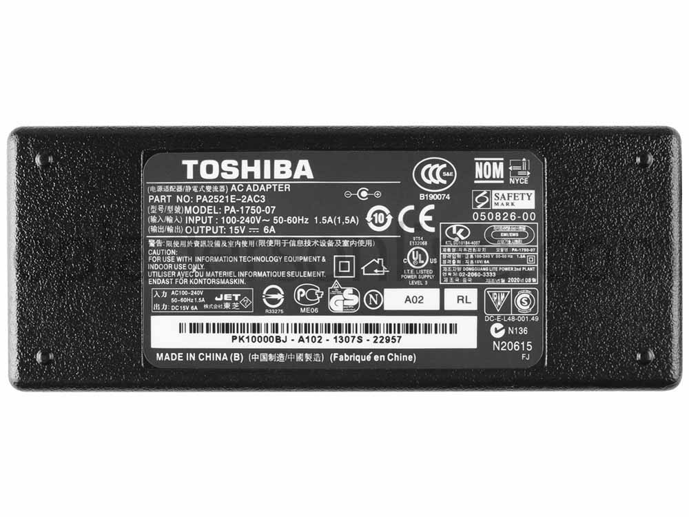 90W Adapter Voeding Oplader Toshiba PA3755E-1AC3 + koord