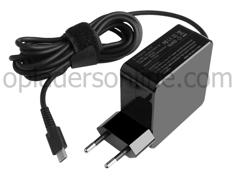 65W USB-C Toshiba Dynabook Portege X30W-J-109 A1PDA11E111H Adapter Voeding Oplader + Koord