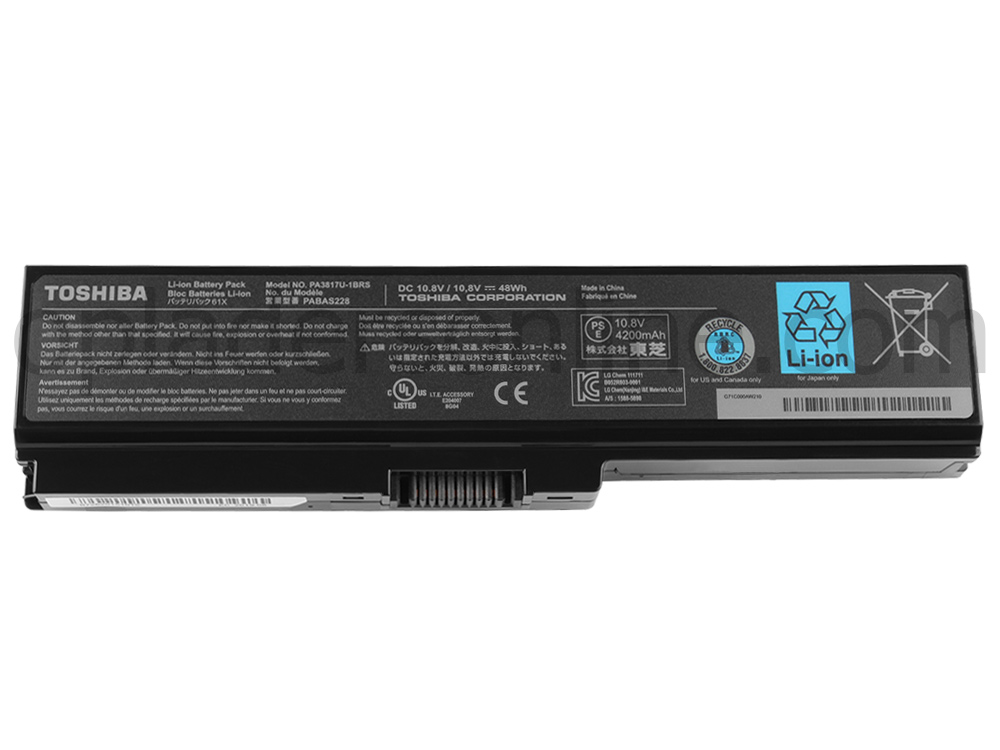 4200mAh 6 Cellen Toshiba Satellite C640-I401A Accu Batterij