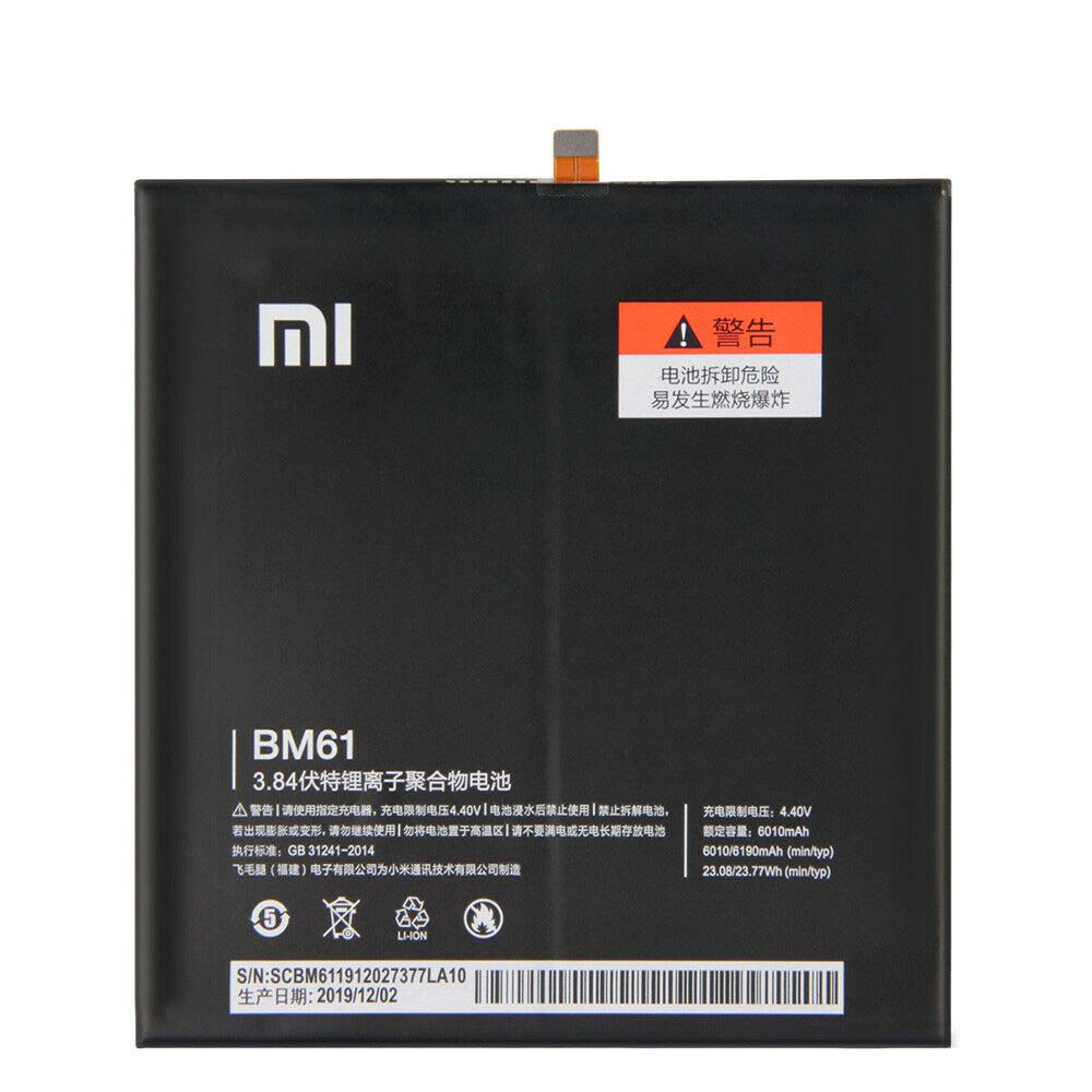 Originele 6010mAh 23.08Wh 1 Cellen Xiaomi BM61 Accu Batterij