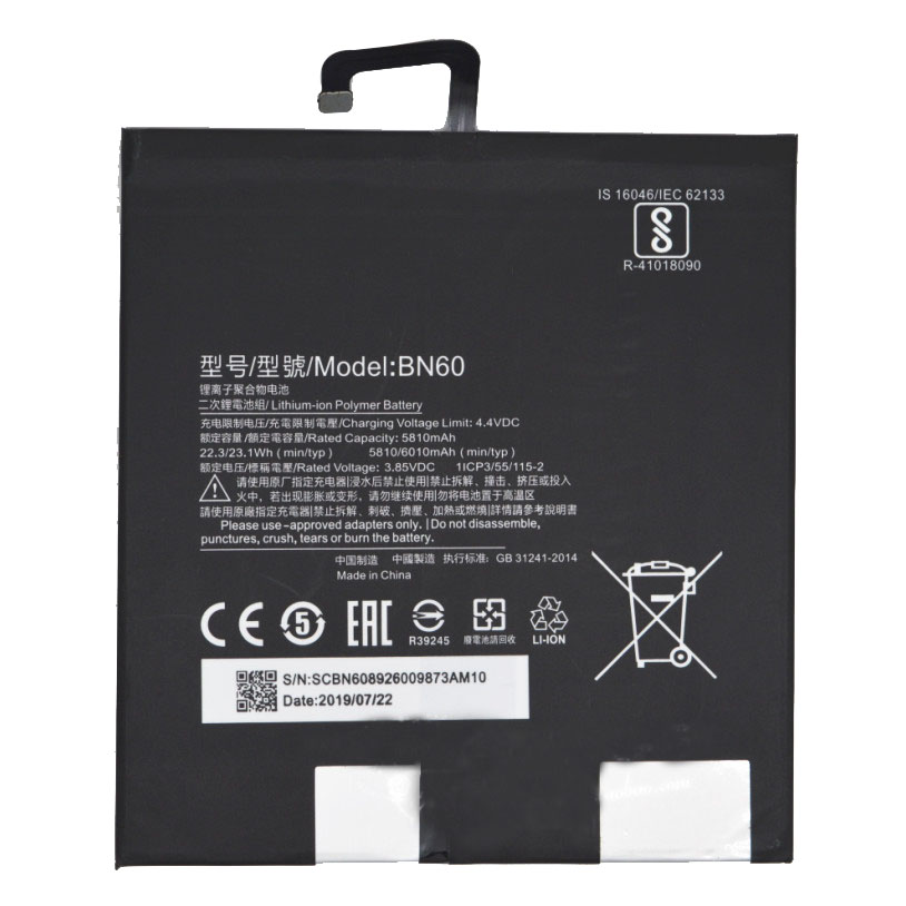 Originele 5810mAh 23.1Wh 2 Cellen Xiaomi A0101 Accu Batterij