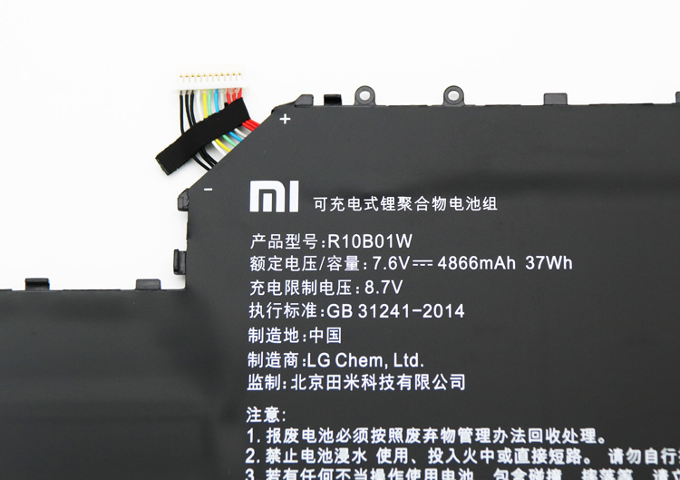 Originele 4866mAh 37Wh 4 Cellen Xiaomi 161201-AA 161201-01 Accu Batterij