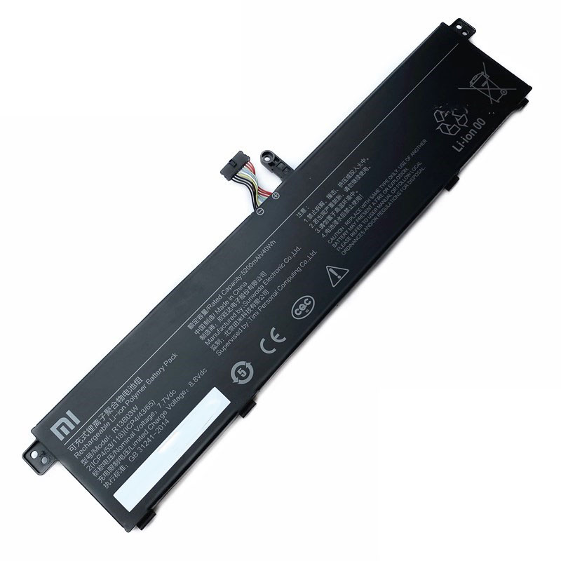 Originele 5200mAh 40Wh 4 Cellen Xiaomi R13B03W Accu Batterij