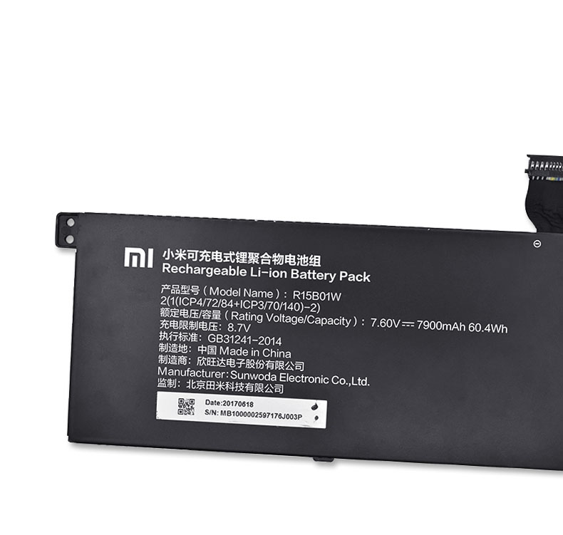 Originele 7900mAh 60.04Wh 3 Cellen Xiaomi 171501-AQ Accu Batterij